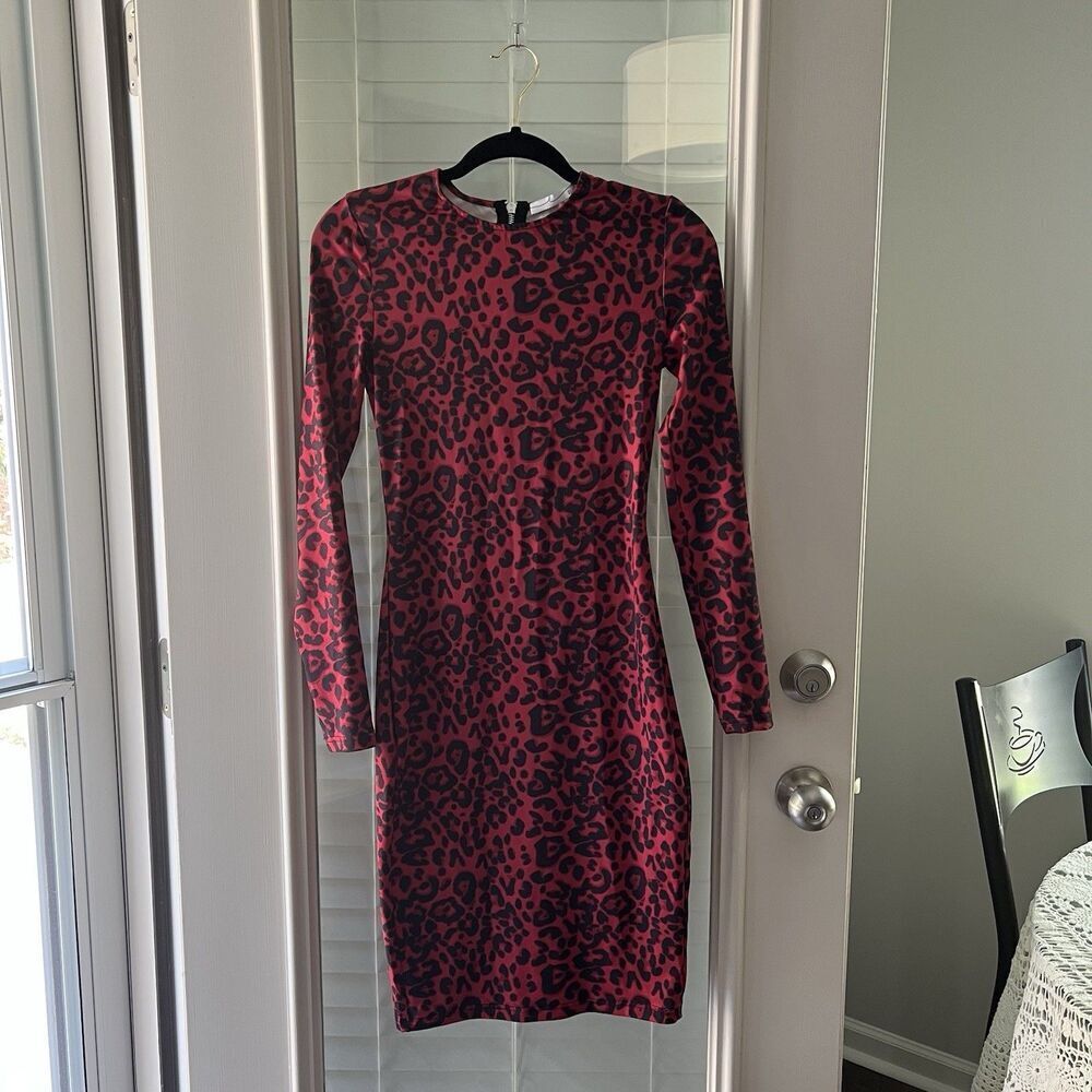 By Egreis Dress Leopard Print Small‎ Retro